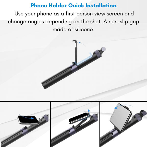 PGYTECH Hand Grip & Tripod for Action Camera - Image 2