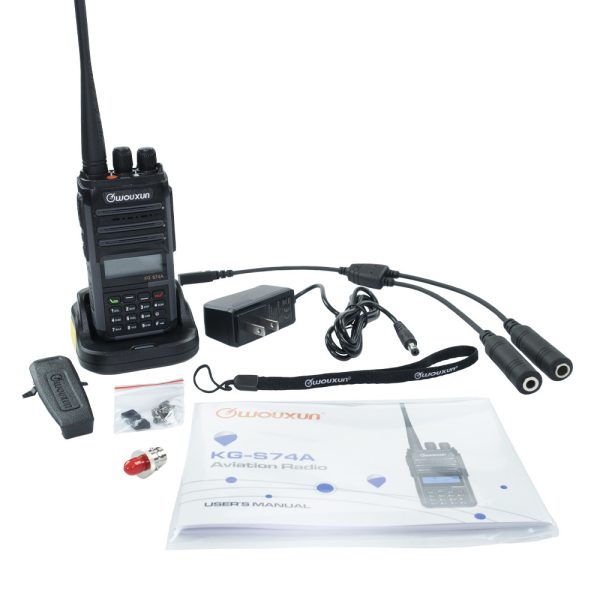 Wouxun KG-S74A Compact Waterproof VHF Aviation Radio