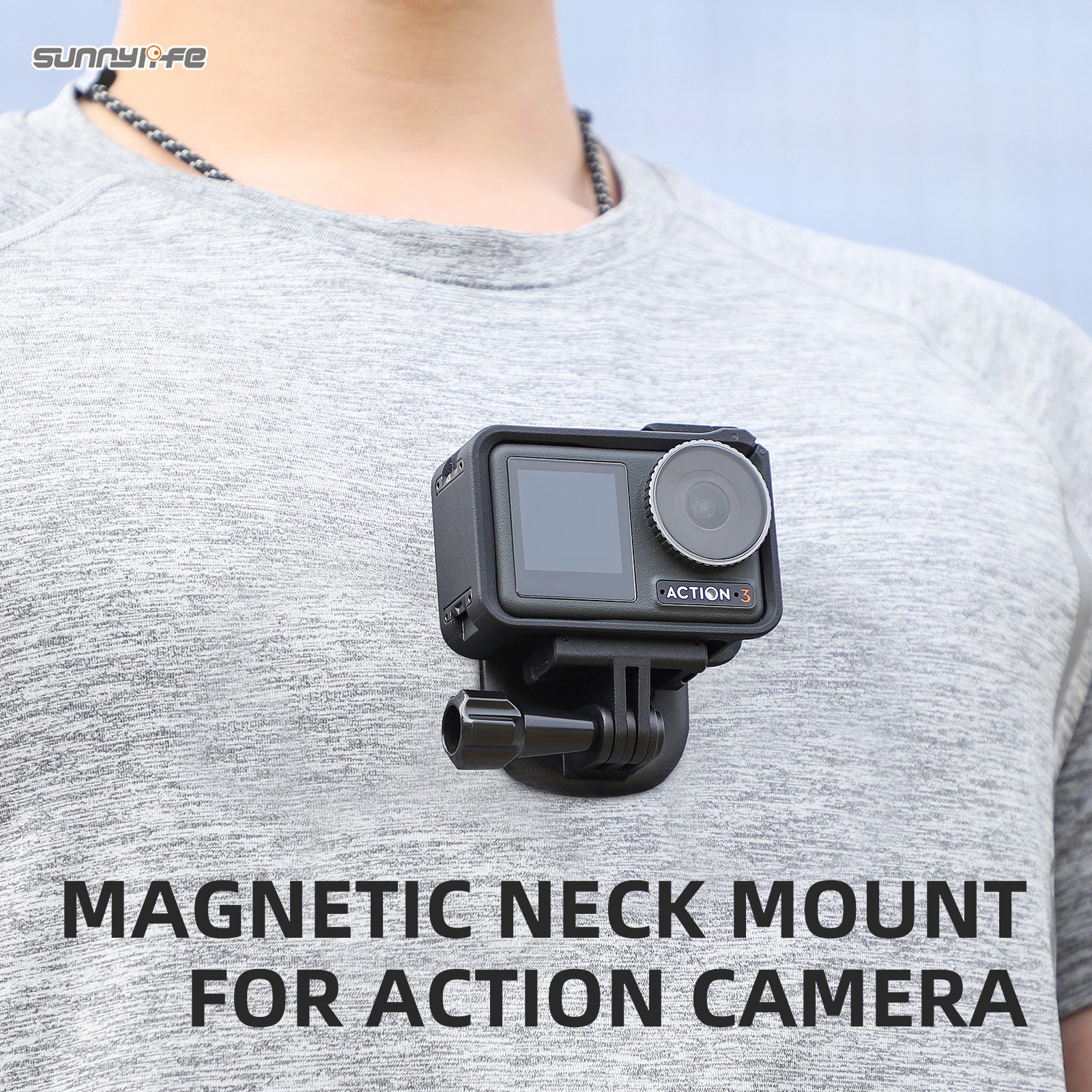Sunnylife Magnetic Neck Mount for Osmo Action and 360 Camera - Image 4